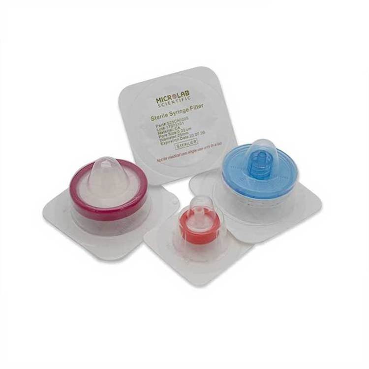 Sterile CA PVDF PTFE Syringe Filter, 25/33mm SteriFil