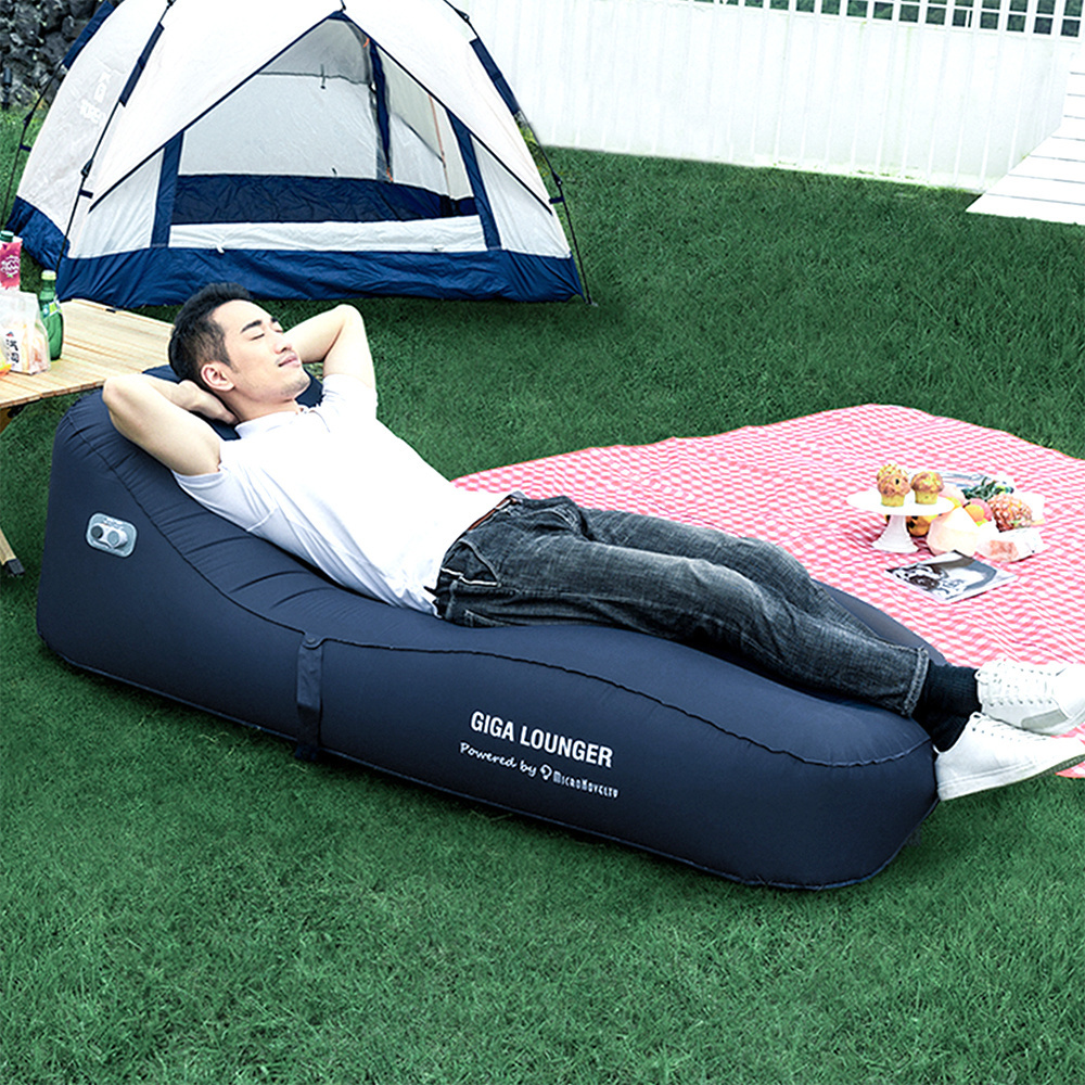 Automatic Usb rechargeable Inflatable GIGA Lounger GS1 Air Sofa Bed Lightweight Portable Outdoor for Camping