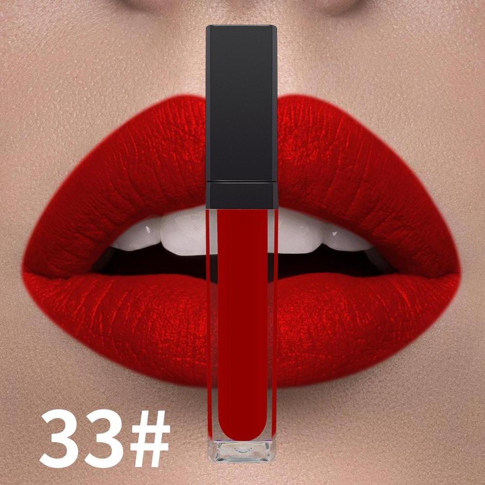 33 Colors Oem Private Label Custom Matte Waterproof Lipstick Matte Lipstick Accept Dropshipping