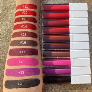 Wholesale Vegan Cosmetics Private Label Waterproof Pigmented Liquid Lipstick