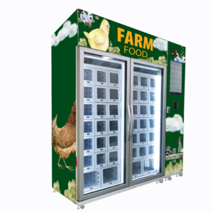 For Residential Areas Refrigerated Agricultural Product Farm Produce Fresh Egg Locker Vending Machine for sale