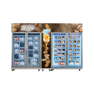 Bakery Shop Refrigerated Bread Baking Vending Machine for Cake French Bread Vending Machine