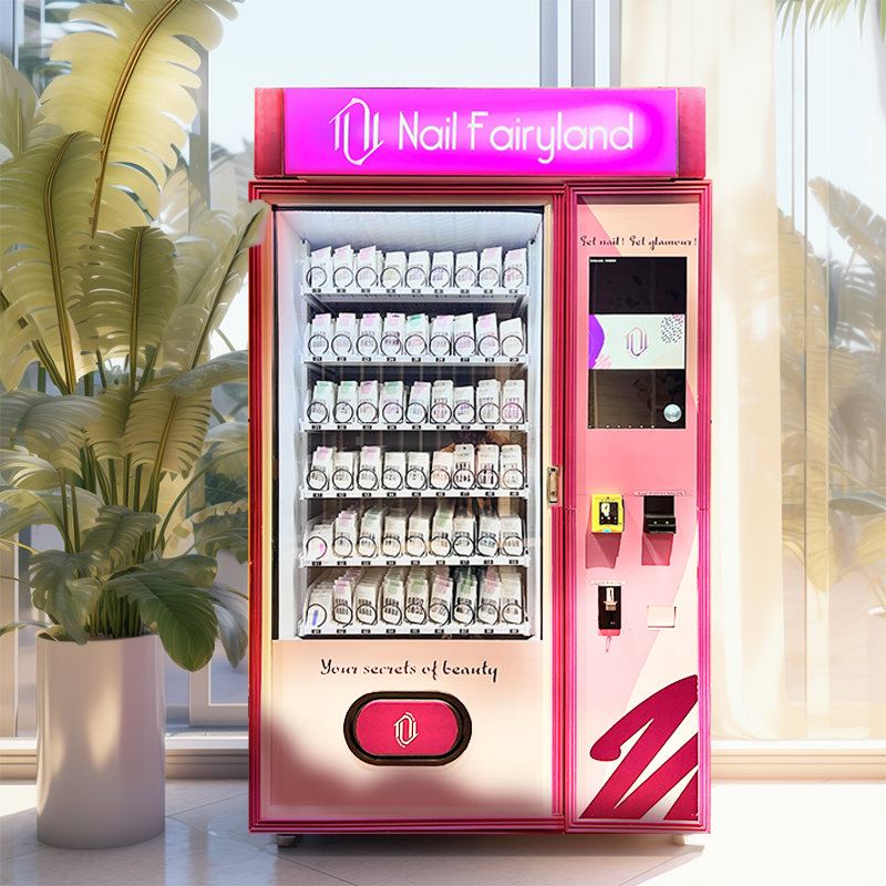 Fashion women Nail Art Cosmetics Hair Lash Eyelash Beauty Vending Machine For Sale