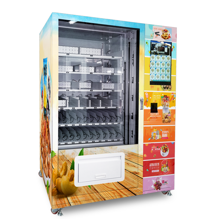 2024 Hot Sale Self-Service Vending Machine Refrigerator Frozen Yogurt Vending Machine