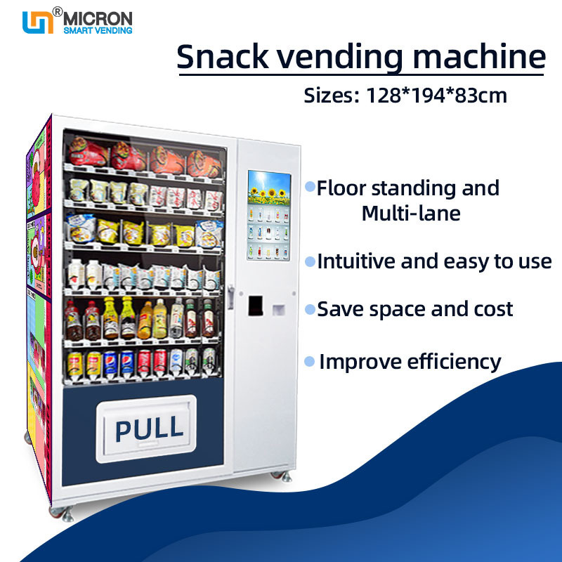 Outdoor vending machine for foods and drinks cold drink and food vending machine