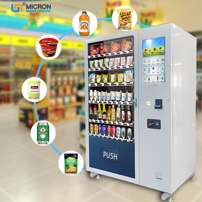 Smart robotic beverage vending machine Smart vending machine food and beverage