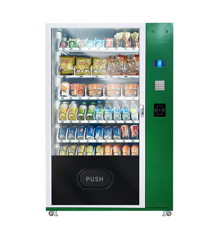 Commercial Food Combo Vending Machine for Drinks Bill Acceptor for Vending Machine