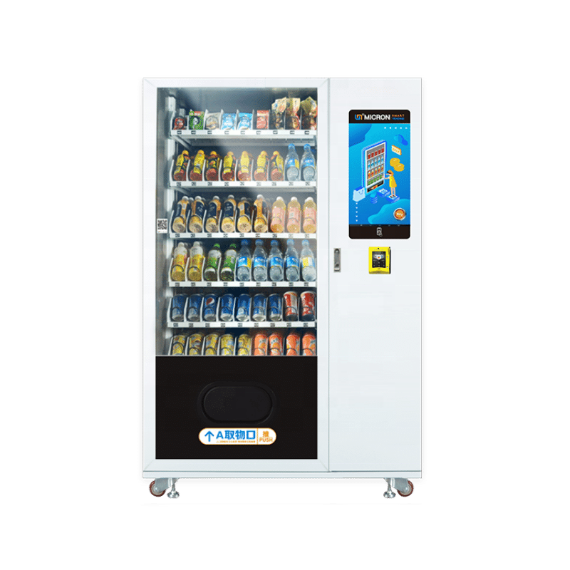 Innovative Big Capacity Snacks Vending Machine Packaging Bubble Tea Vending Machine