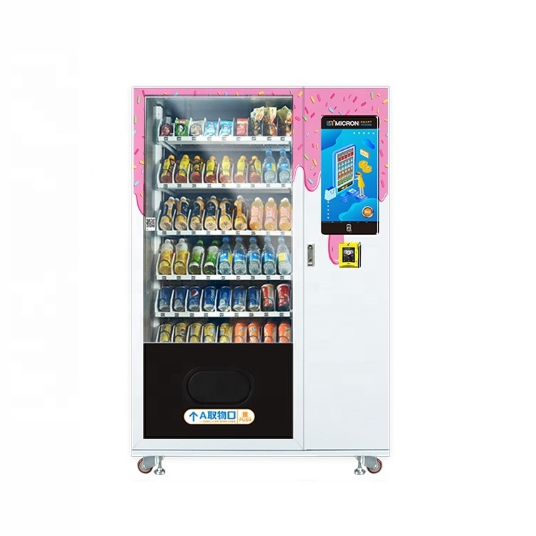 2024 Hot Sale Self-Service Vending Machine Refrigerator Frozen Yogurt Vending Machine