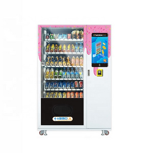 2024 Hot Sale Self-Service Vending Machine Refrigerator Frozen Yogurt Vending Machine