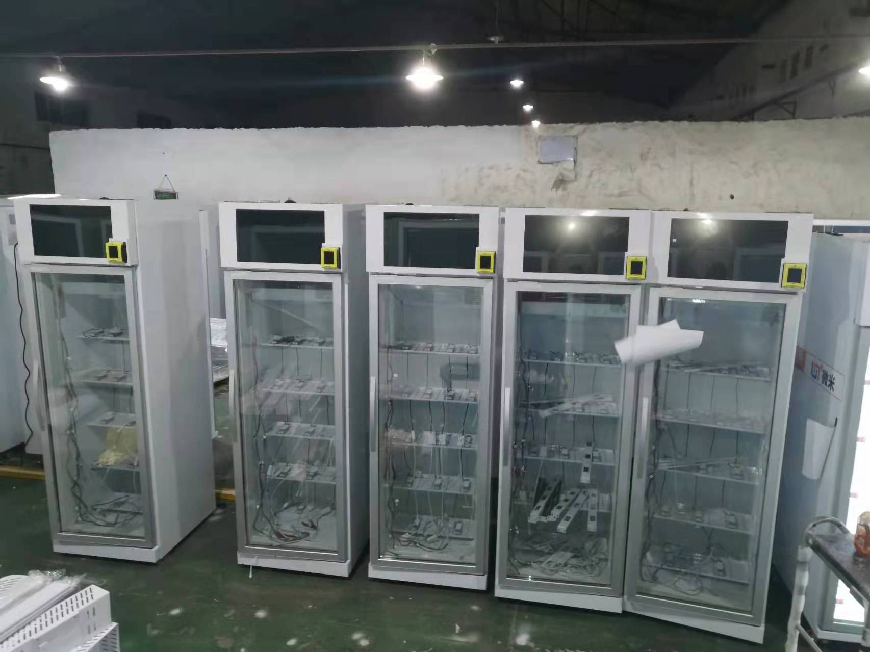 Refrigerator Single Door Smart Fridge Vending Machine Packaging for Cooling Drinks Beverage Combo