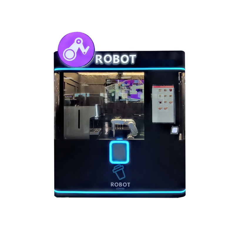 Unmanned Retail Convenience Store Self Making Drinks Custom Flavors Coffee Robot Vending Machine