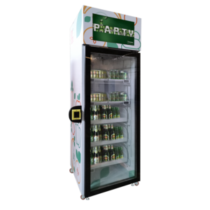 Refrigerator Single Door Smart Fridge Vending Machine Packaging for Cooling Drinks Beverage Combo