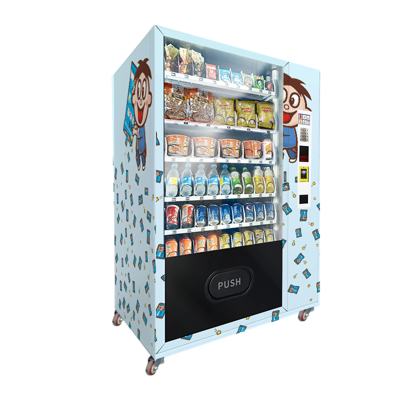 Commercial Food Combo Vending Machine for Drinks Bill Acceptor for Vending Machine