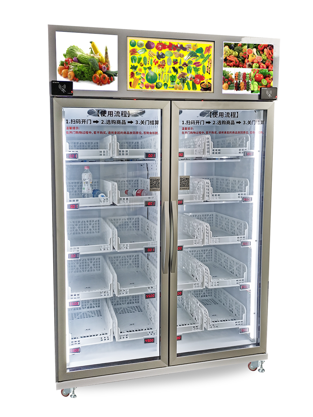 Innovative Fridge Large Capacity New Vending Machine Ready to Eat Food Sushi Vending Machine