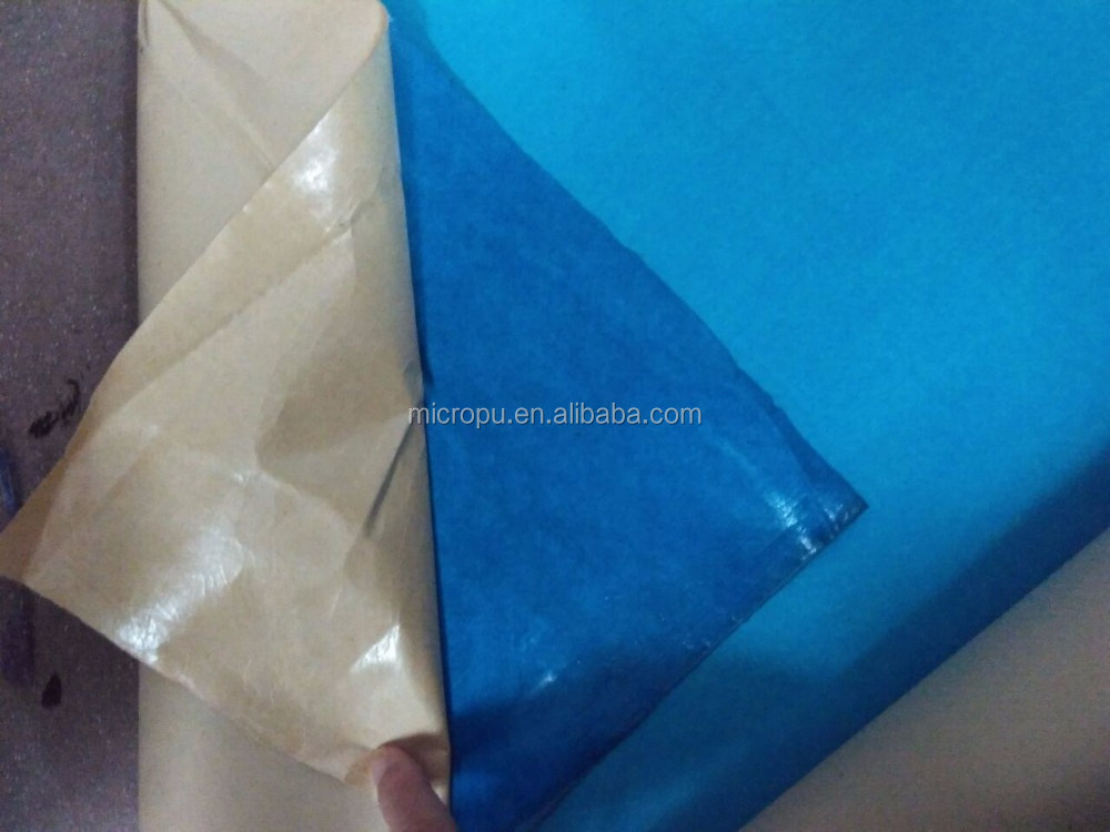 nonwoven pu microfiber suede leather material fabric colorful microfiber faux suede fabric with adhesive glue