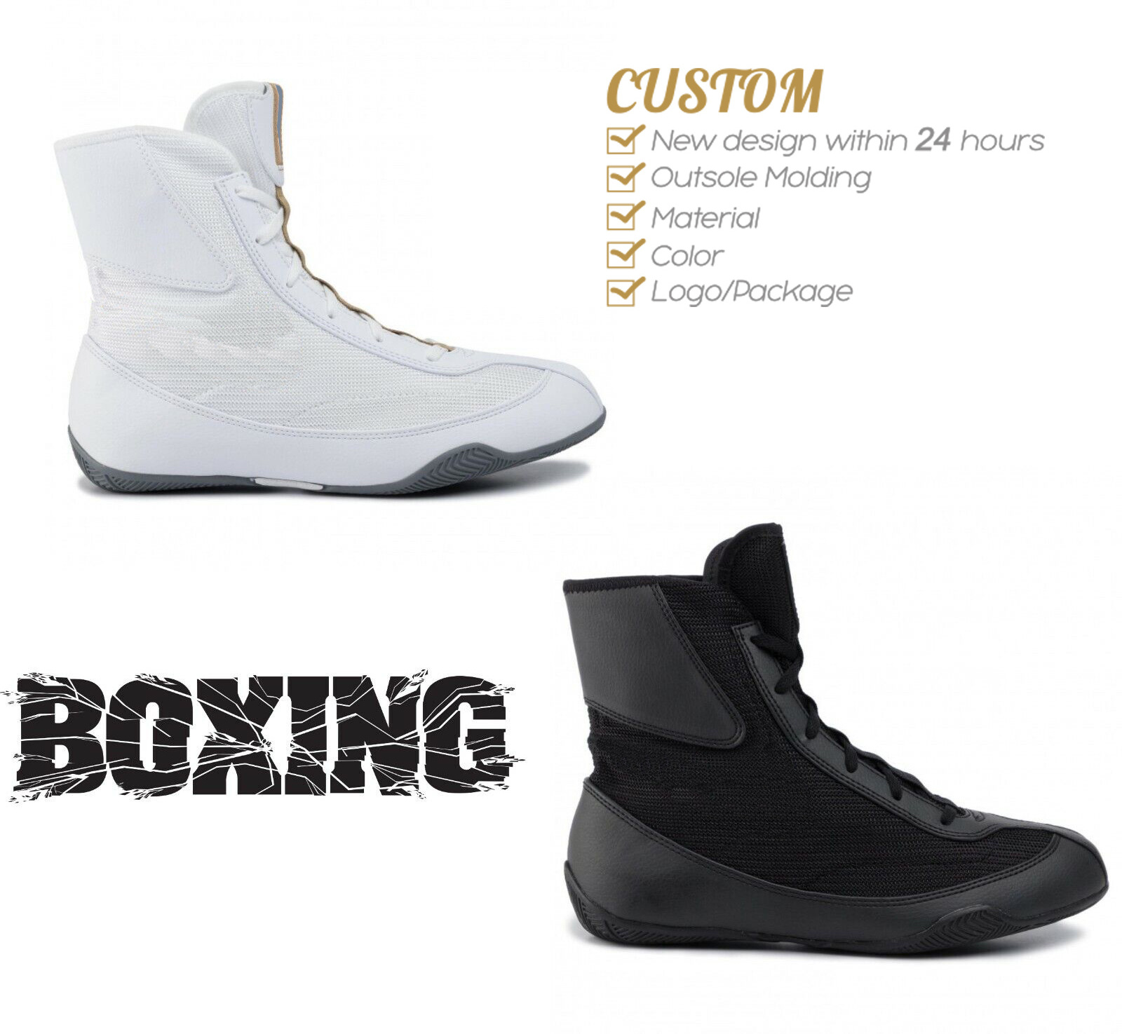 Factory Custom Logo Women baby Kids Wrestling Boots Men Boxing Shoe For Manufacturers