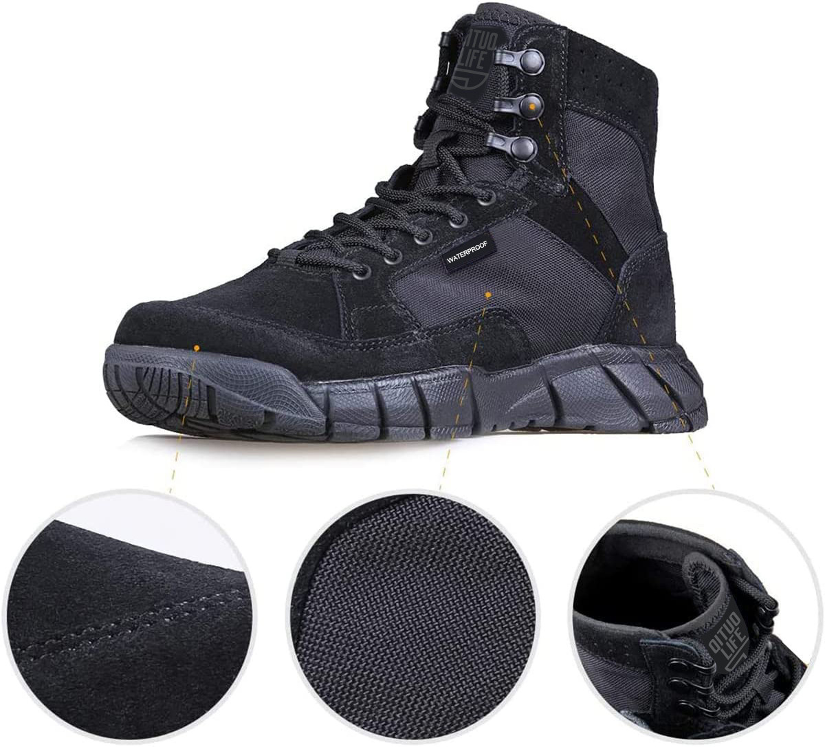 men hiking shoes outdoor tactical boot women hiking desert shoes waterproof Hiking Combat Boots