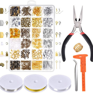 Jewelry Making Supplies Kit Diy Jewelry Making Accessories Stainless Steel Rings Jewelry Making Tools For Necklace Earring