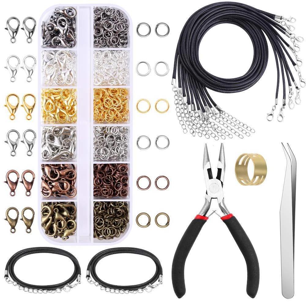 Jewelry Making Supplies Kit Diy Jewelry Making Accessories Stainless Steel Rings Jewelry Making Tools For Necklace Earring