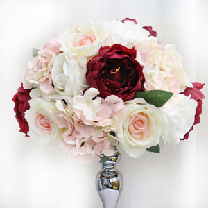 2020 Factory Direct Sale Table Centerpiece Rose Kissing Flower Ball For Wedding Arrangement