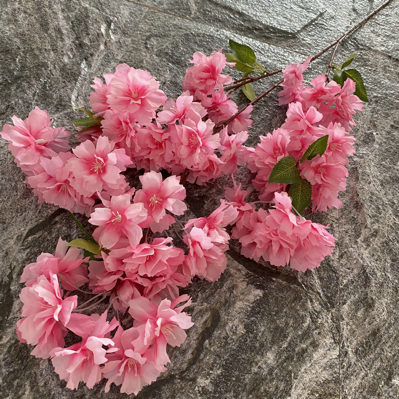 Wholesale High Quality Artificial Silk Cherry blossom Branches artificial flowers For Wedding outdoor indoor Decoration