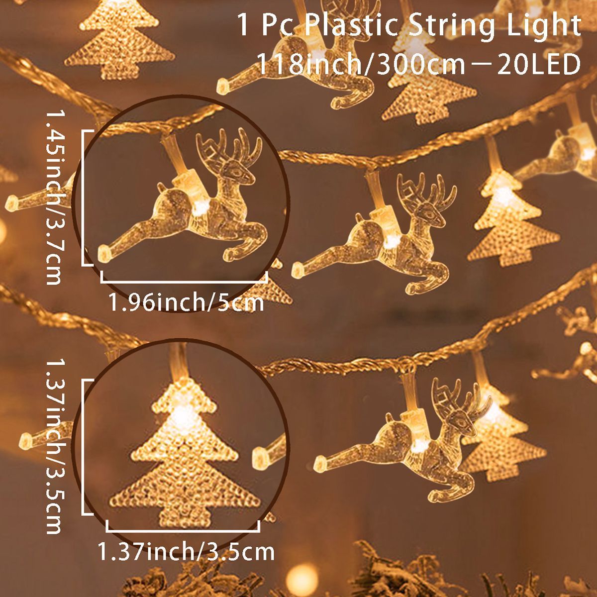 1.5m 3m Christmas Tree star String Lights Christmas Decorations 2023 for Home Xmas Ornaments indoor outdoor Navidad New Year