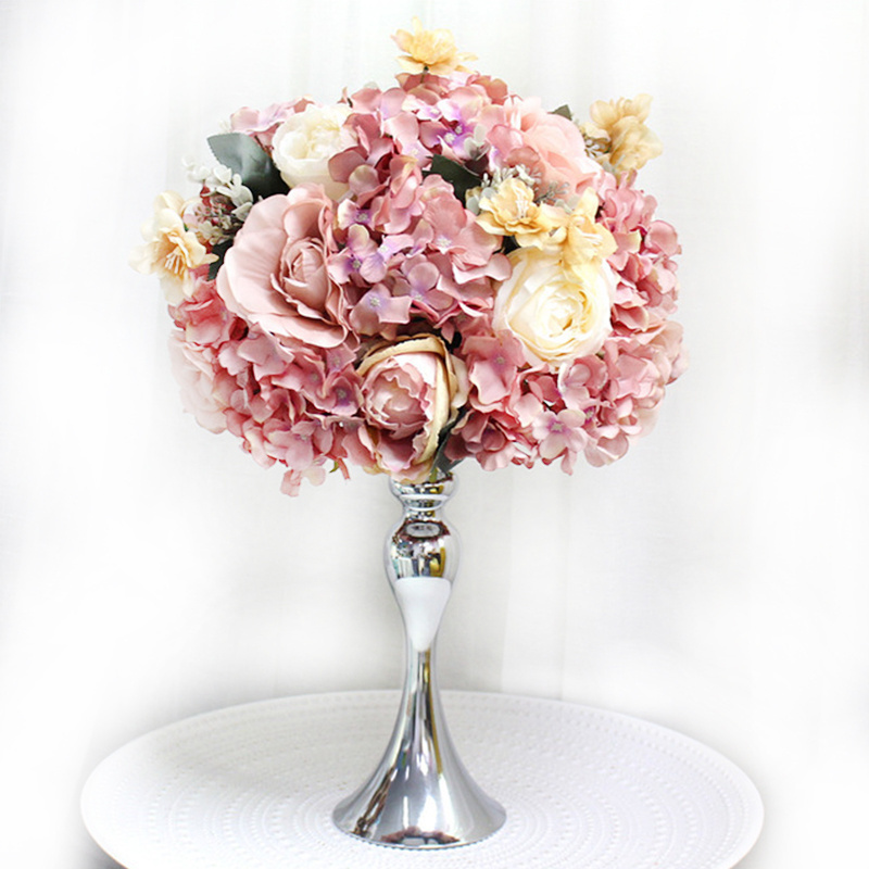 2020 Factory Direct Sale Table Centerpiece Rose Kissing Flower Ball For Wedding Arrangement