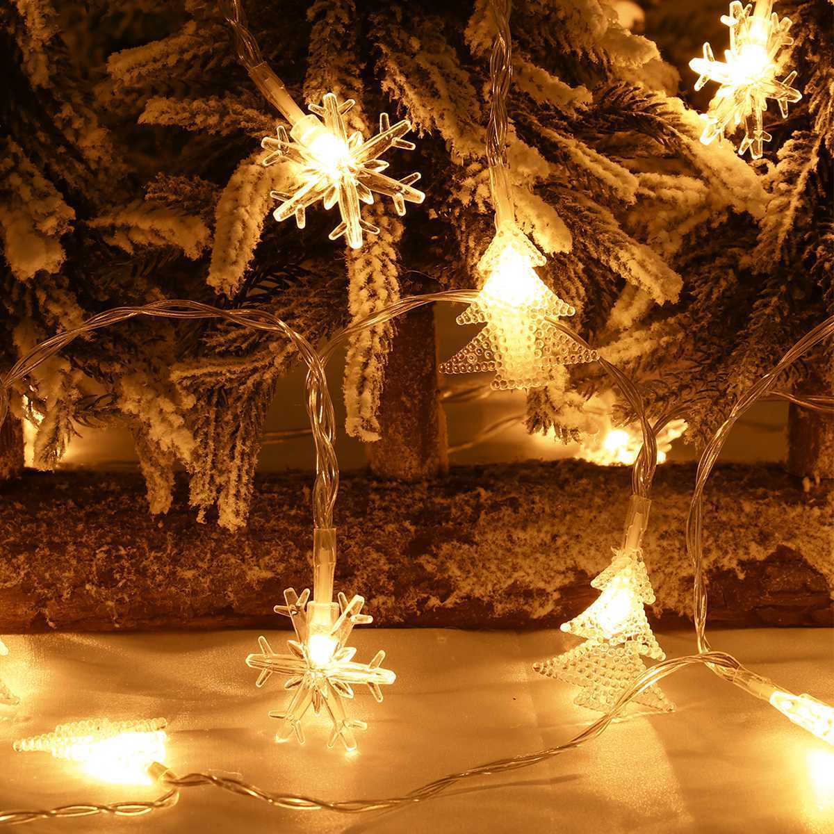 1.5m 3m Christmas Tree star String Lights Christmas Decorations 2023 for Home Xmas Ornaments indoor outdoor Navidad New Year