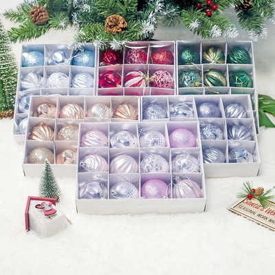 Christmas ball 6cm Christmas tree decoration ball 12pcs  ball Christmas tree pendant