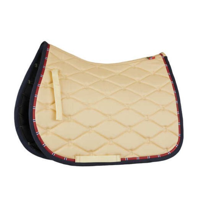 Soft cotton fabric Horse Riding All Purpose Dressage cut Saddle Pads Wholesale with Breathable quick-dry lining Dust repellent