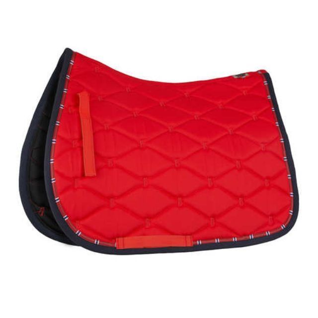 Soft cotton fabric Horse Riding All Purpose Dressage cut Saddle Pads Wholesale with Breathable quick-dry lining Dust repellent