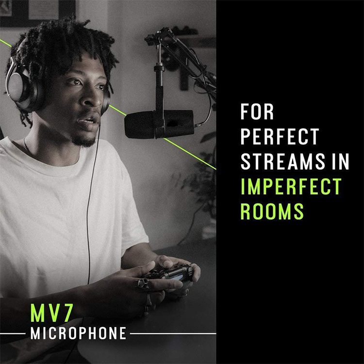 MV7 Podcast USB Dynamic Microphone MIC Microphone Recording Live Streaming Gaming