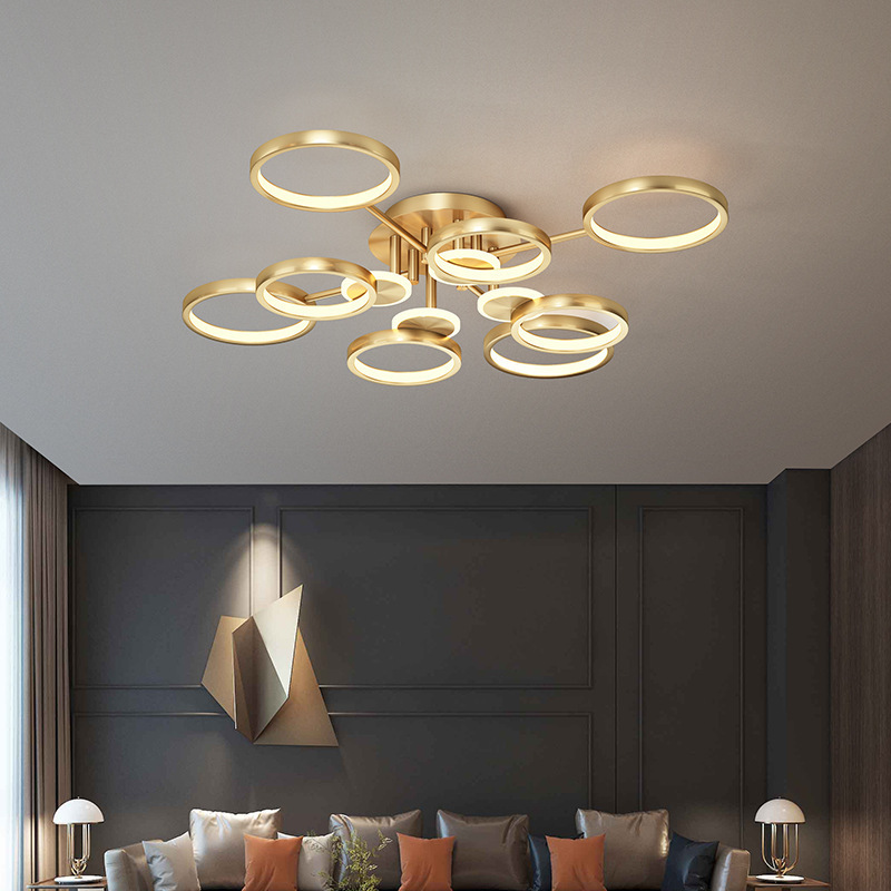 Hotel lighting hanging lamps chandelier nordic design pendant modern lamps pendant lights circle ceiling lights for home