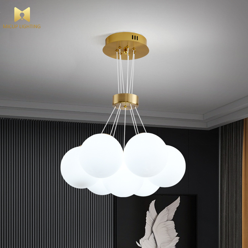 Creative Chandeliers Ball Lamp Modern LED Colorful Balloon Pendant Lamps Fixtures for Home