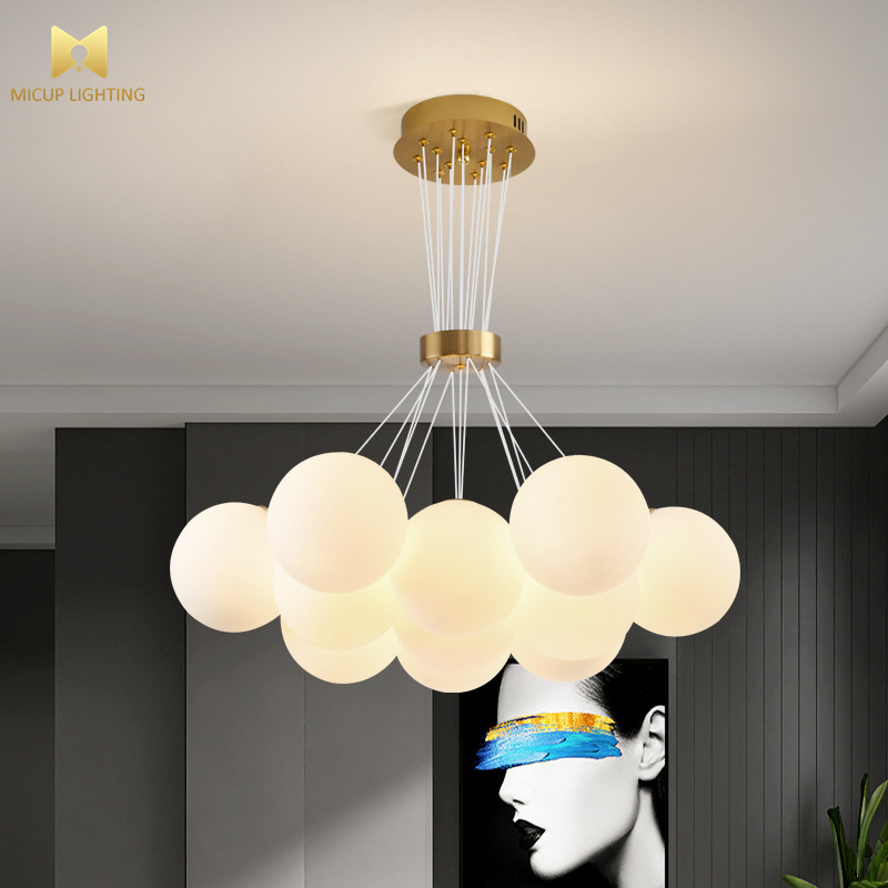 Creative Chandeliers Ball Lamp Modern LED Colorful Balloon Pendant Lamps Fixtures for Home