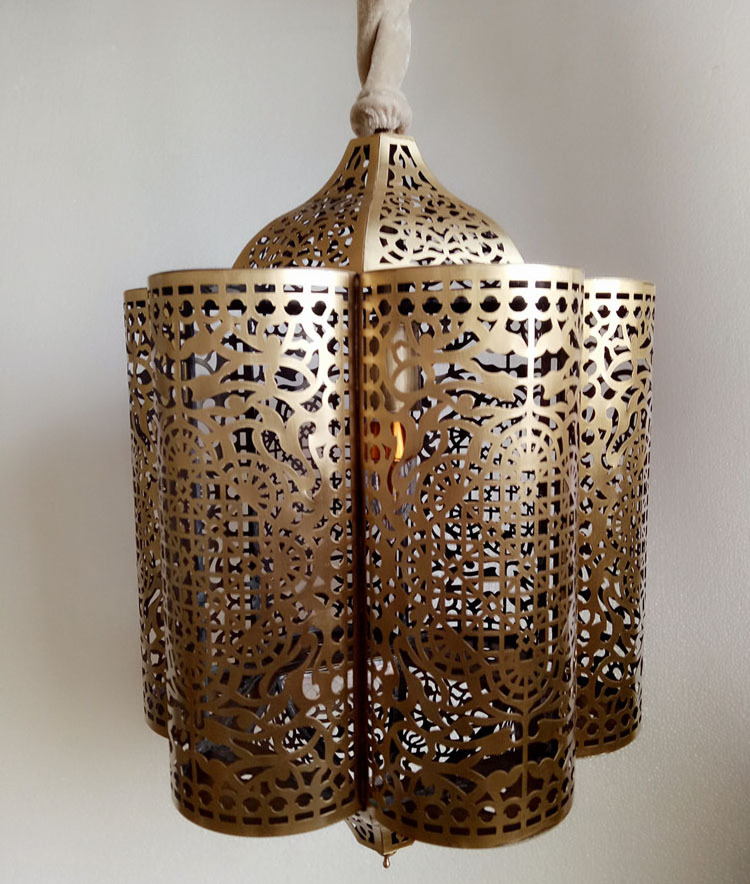 Professional custom arab muslim dining room living room led light moroccan brass chandelier mosaic lamps turkish