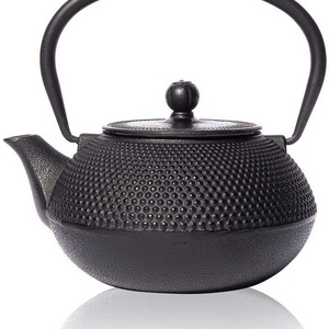 Black Cast Iron Teapot, 600ml (2 Cup Size), Japanese Style Teapot,  Kettle