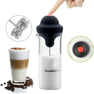 Kitchen Tools Home Electric Milk Frother Stirrer With Jug Cup Egg Beater Coffee Foam Maker Shake Mixer