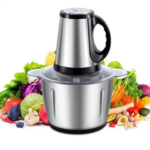 Home Kitchen Food Grinders Cheap Stainless Steel Small Best Meat Chopper Automatic 2L 3L Electric Meat Grinder Food Mixers