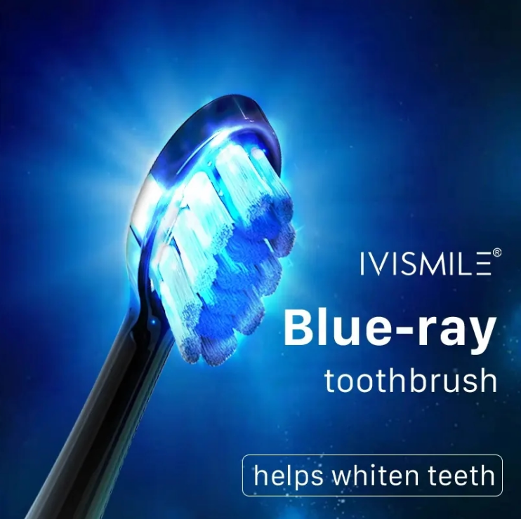 Portable Electric Intelligent 6 Blue Led Automatic Electronic Toothbrush Wireless Sonic Electric Toothbrush