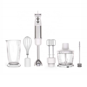 5 in 1 LED Multi-functional White Baby Food Processor Kitchenaid Electric Immersion Hand Stick Blender Hand Blender Set