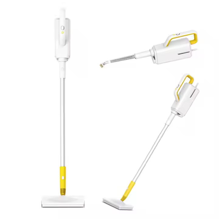 Household Portable Electric Steam Cleaning Floor Mop With Stand Up Holder Handheld Multi-function Steam Mops