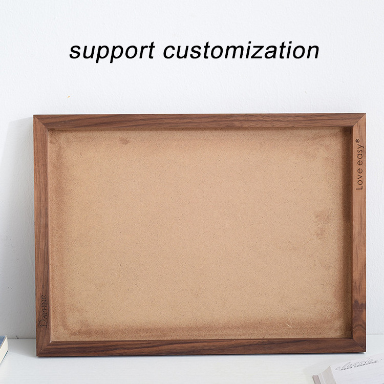 Customize creative wall mount artwork black walnut photo frame wood picture photo poster frame