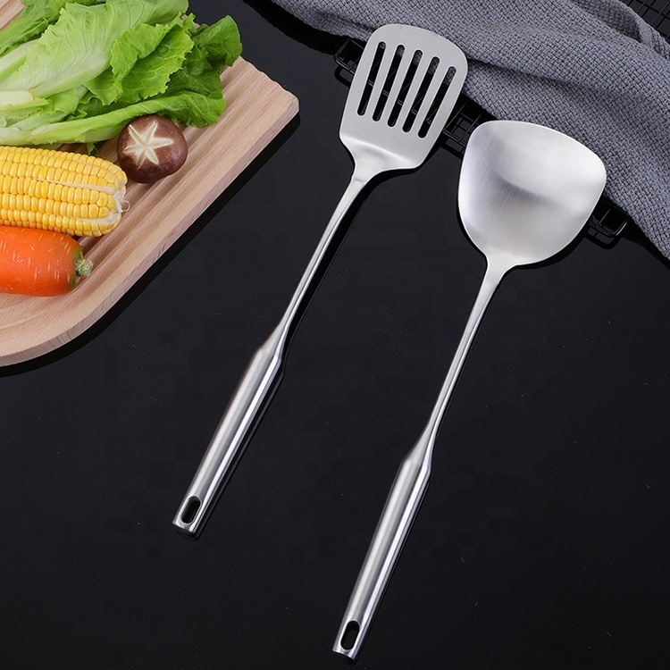 Kitchen gadgets cookware spatula cooking soup spoon funnel stainless steel kitchen utensils set