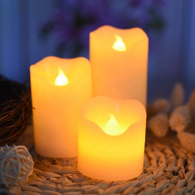 Wedding party decor flickering flameless votive candles battery operated decorative led candles