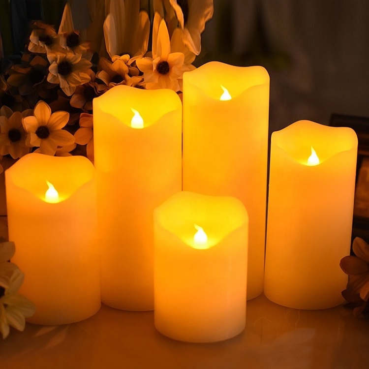 Wedding party decor flickering flameless votive candles battery operated decorative led candles