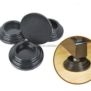 Big size 4 pcs in set plastic grand piano and upright piano Caster Cups with EVA foam