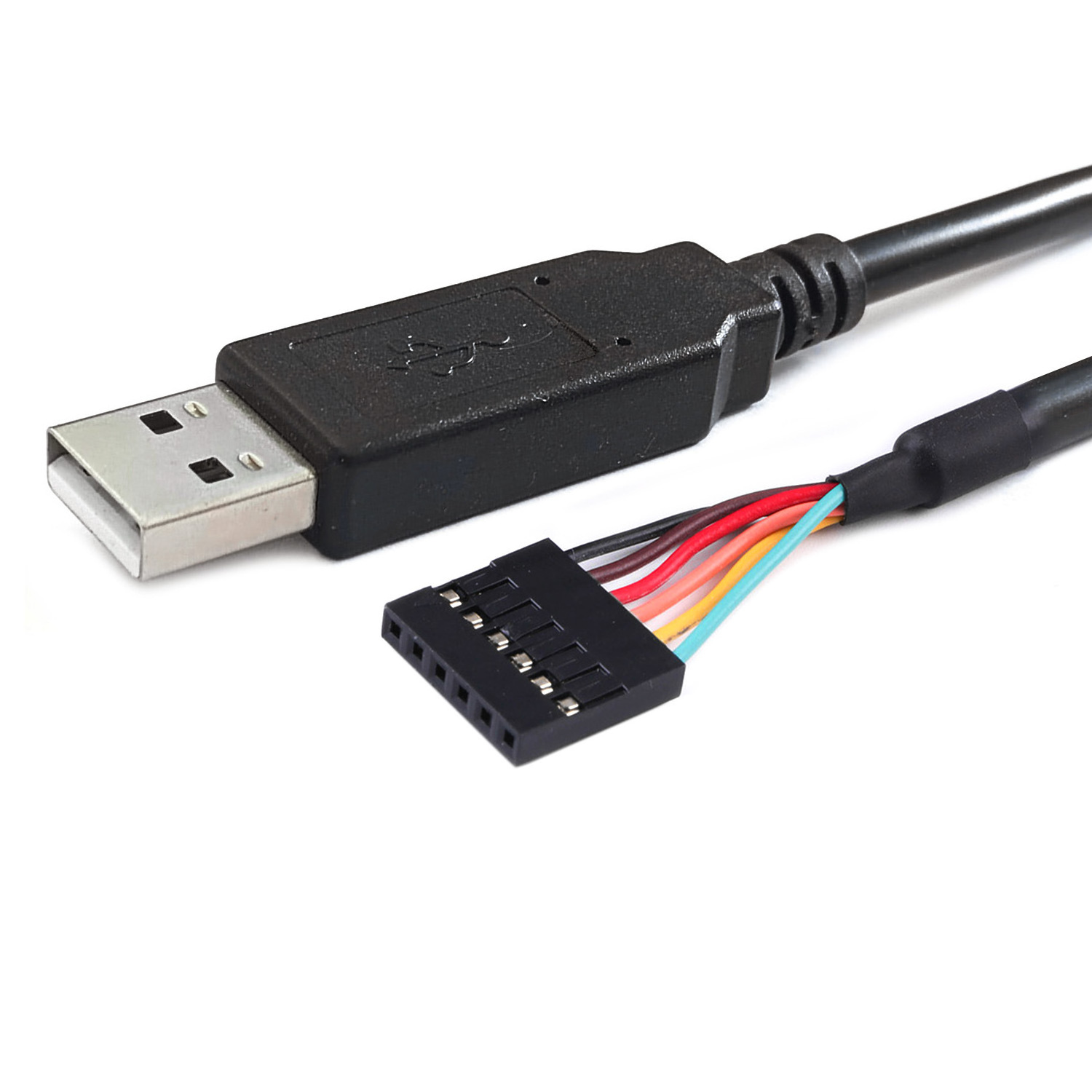 FTDI TTL-232R-5V-WE TTL Wire End USB TTL-232R-3V3 Serial Port Communication Cable