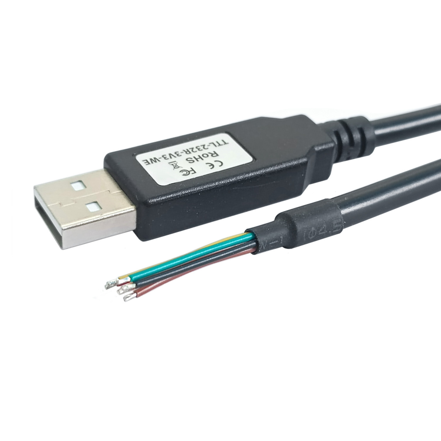 FTDI TTL-232R-5V-WE TTL Wire End USB TTL-232R-3V3 Serial Port Communication Cable